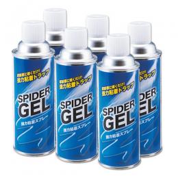 (お得用)スパイダージェルスプレー 420ml×6本  [粘着剤 噴射するスプレー]