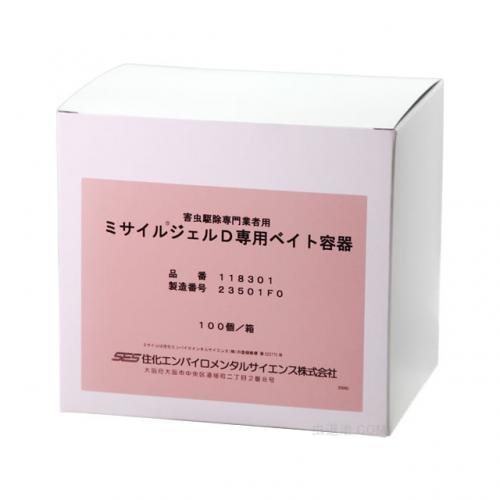 虫退治.COM / ゴキブリ用ジェル剤 ミサイルジェルDの 透明容器