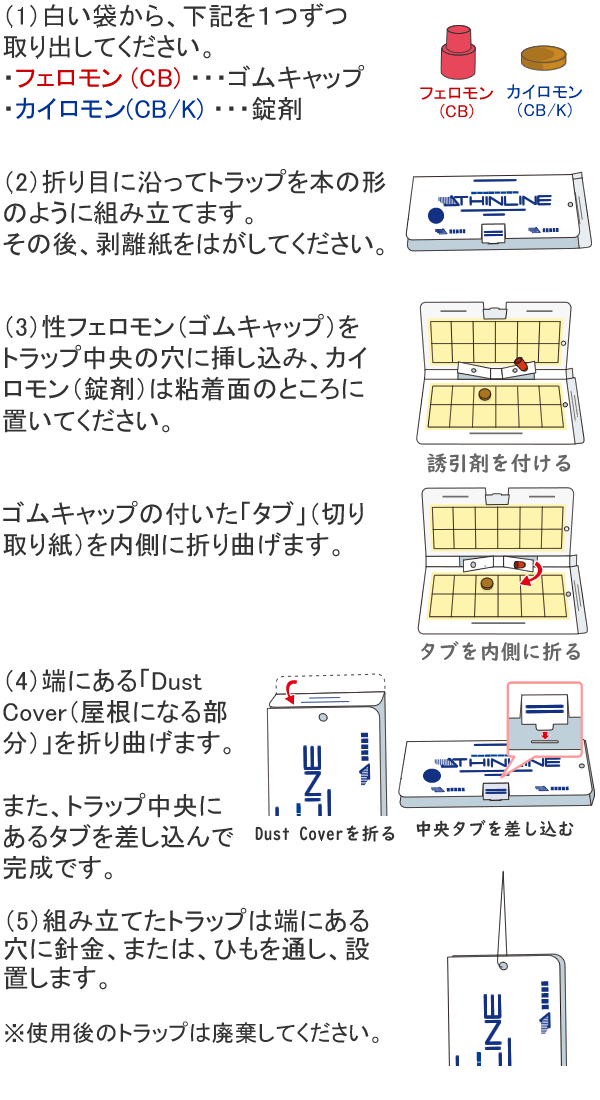 シンライン (タバコ用)  使用方法