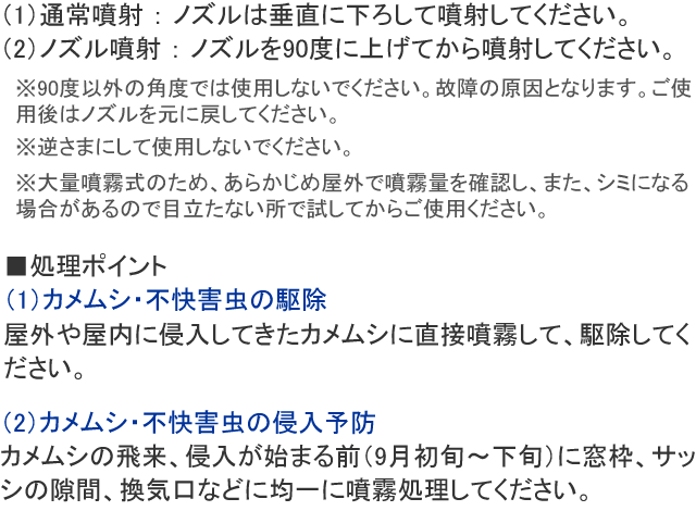 カメムシコロパー 使用方法