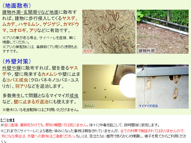 セットサイベーレ0.5SC 1本(900ml)  小型蓄圧式噴霧器#530 (1台) 2リッター 業務用ムカデ・ヤスデ・ゲジ駆除 カメムシ対 - 2