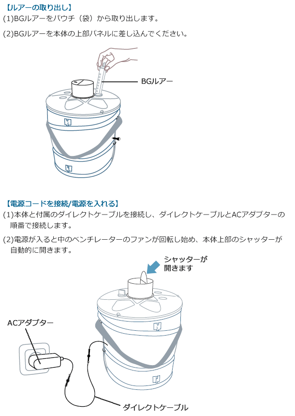 BGセンチネル2 使用方法